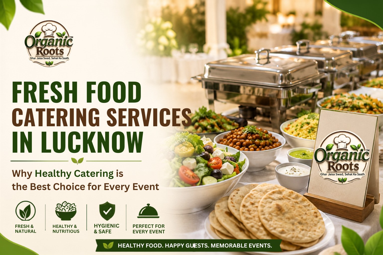 Fresh Food Catering Services in Lucknow: Why Healthy Catering is the Best Choice for Every Event?