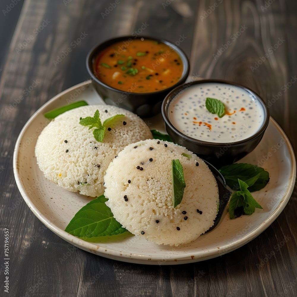Idli Sambhar (2pcs)