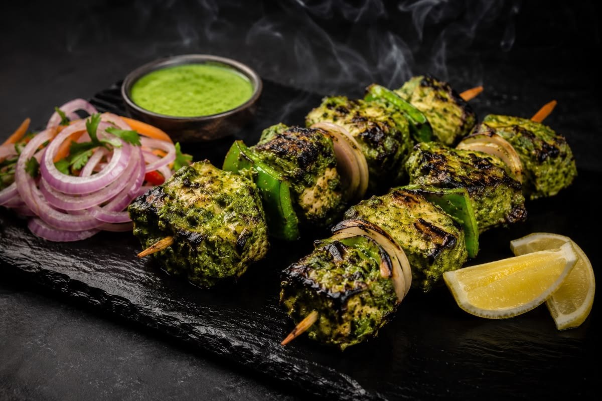 Paneer Haryali Tikka