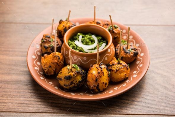 Aloo Tikadouri (8 pc)