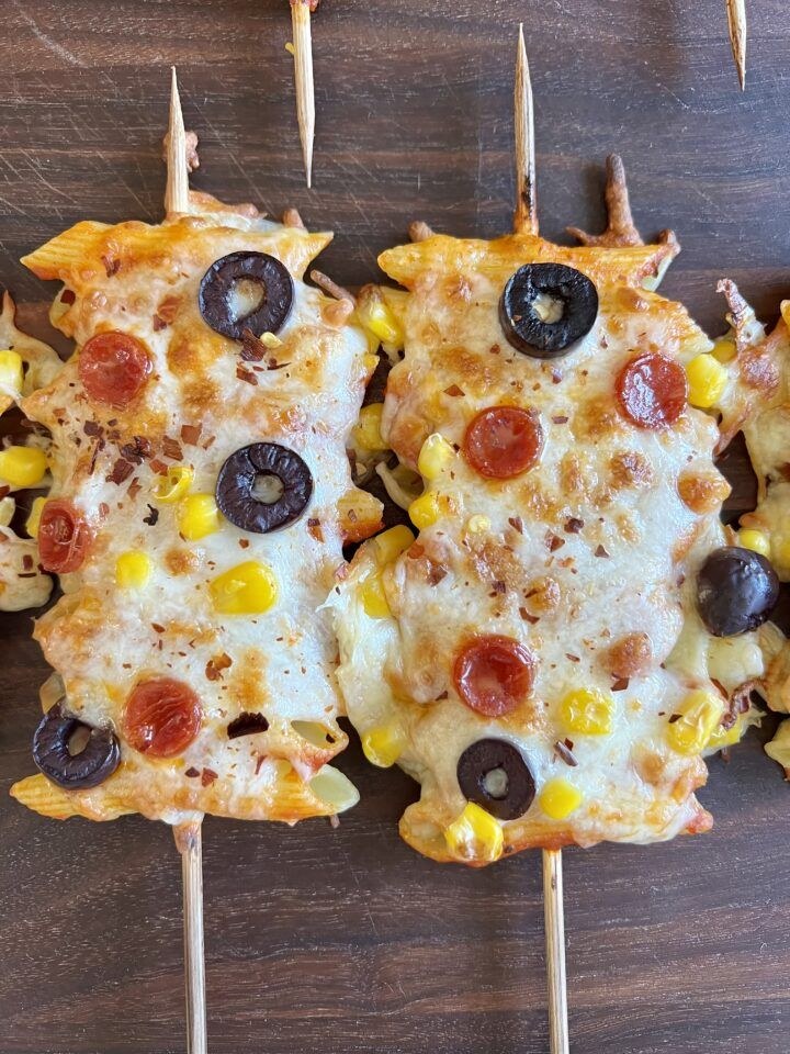 Pasta Baked on the Stick