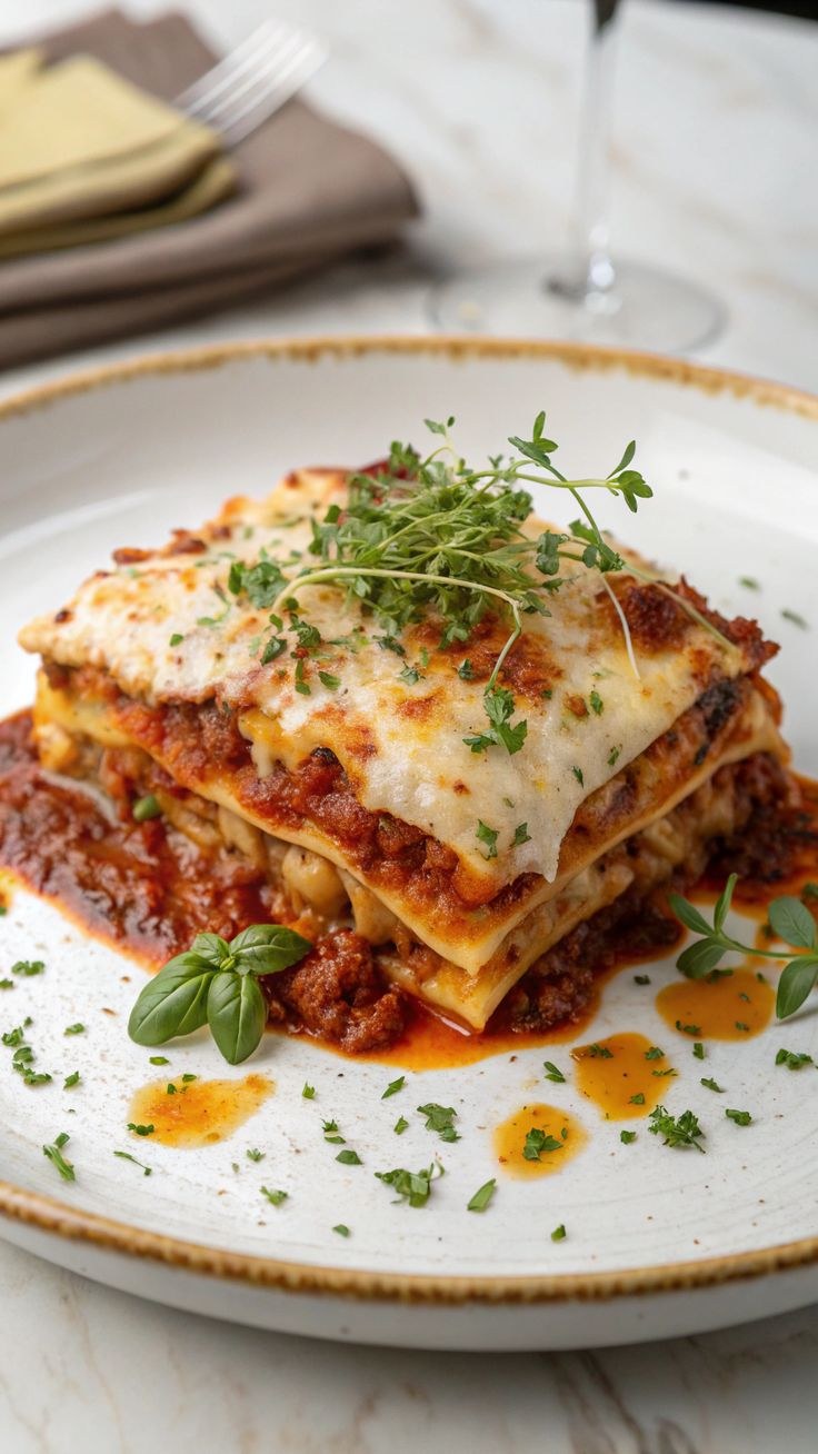 Veg Lasagna (Non Veg)