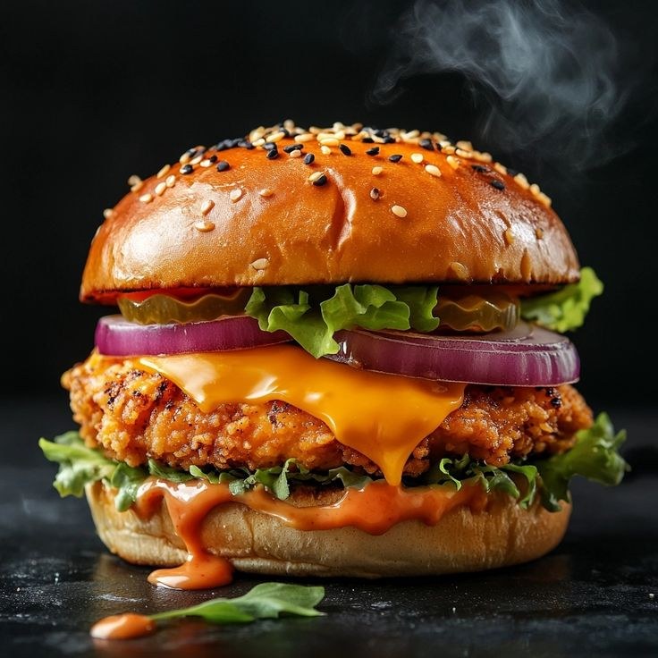 Cheese Burger (Non Veg)